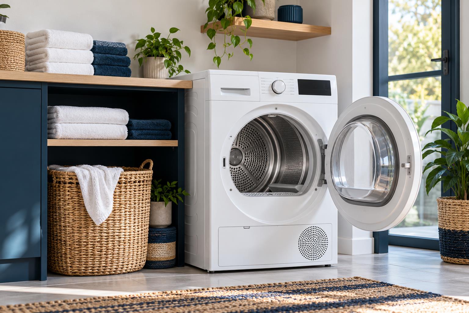 Tumble dryer repairs appliance illustration